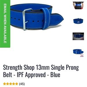 STRENGHT SHOP POWERLIFTING BELT